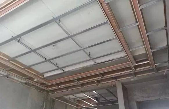 Light steel keel plasterboard installation